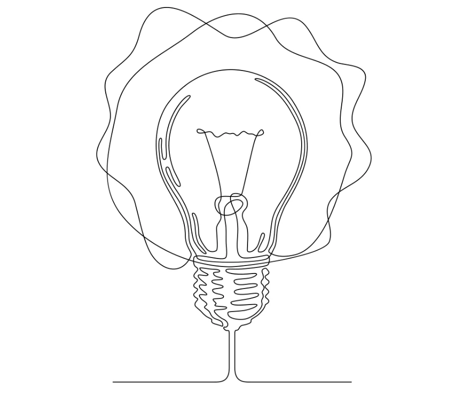 Line drawing illustration