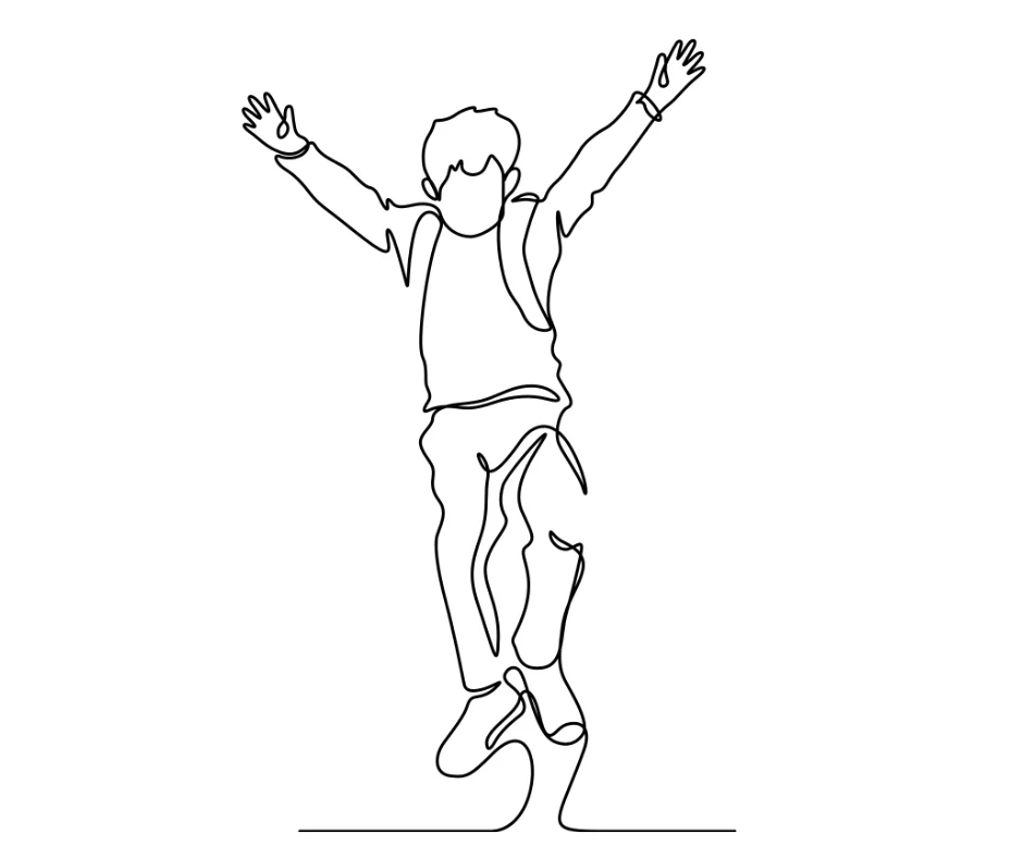 Line drawing illustration