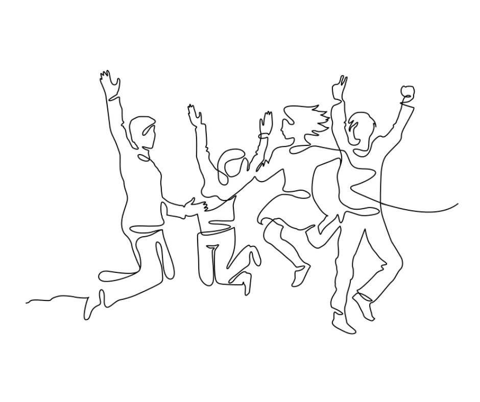 Line drawing illustration