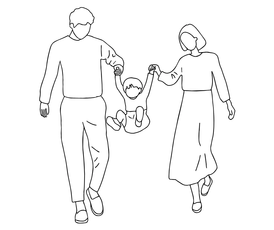 Line drawing illustration
