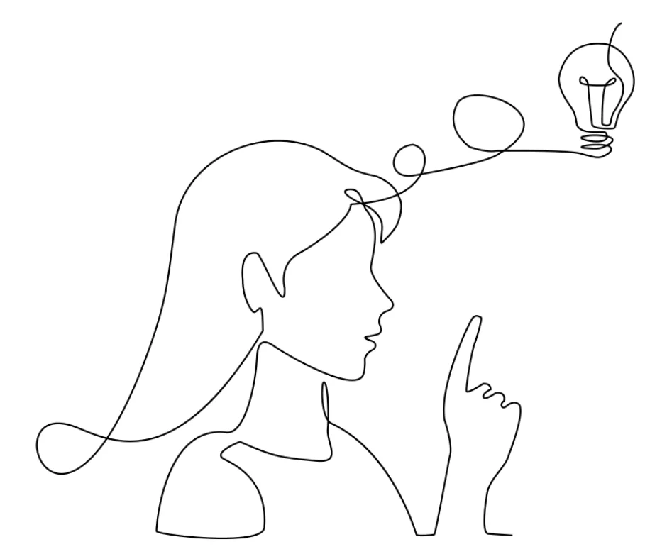 Line drawing illustration