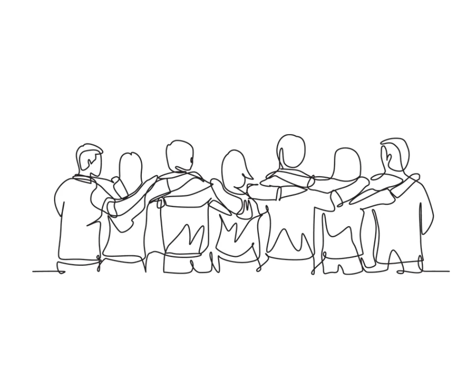 Line drawing illustration